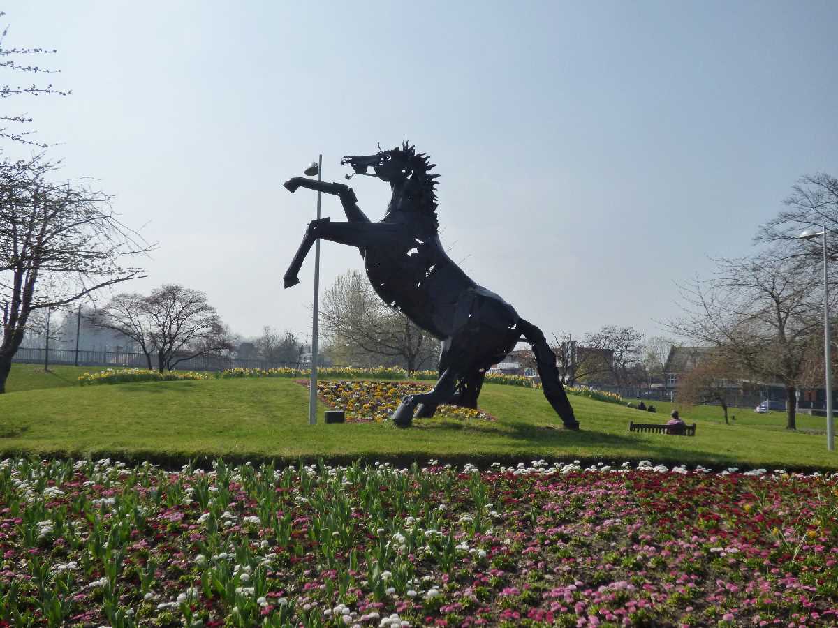 Bucephalus statue in Coventry