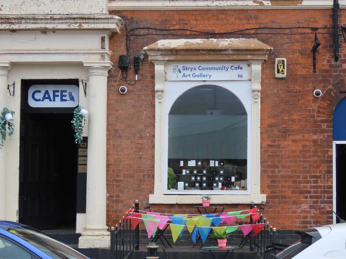 Stryx Community Café Art Gallery in the Jewellery Quarter